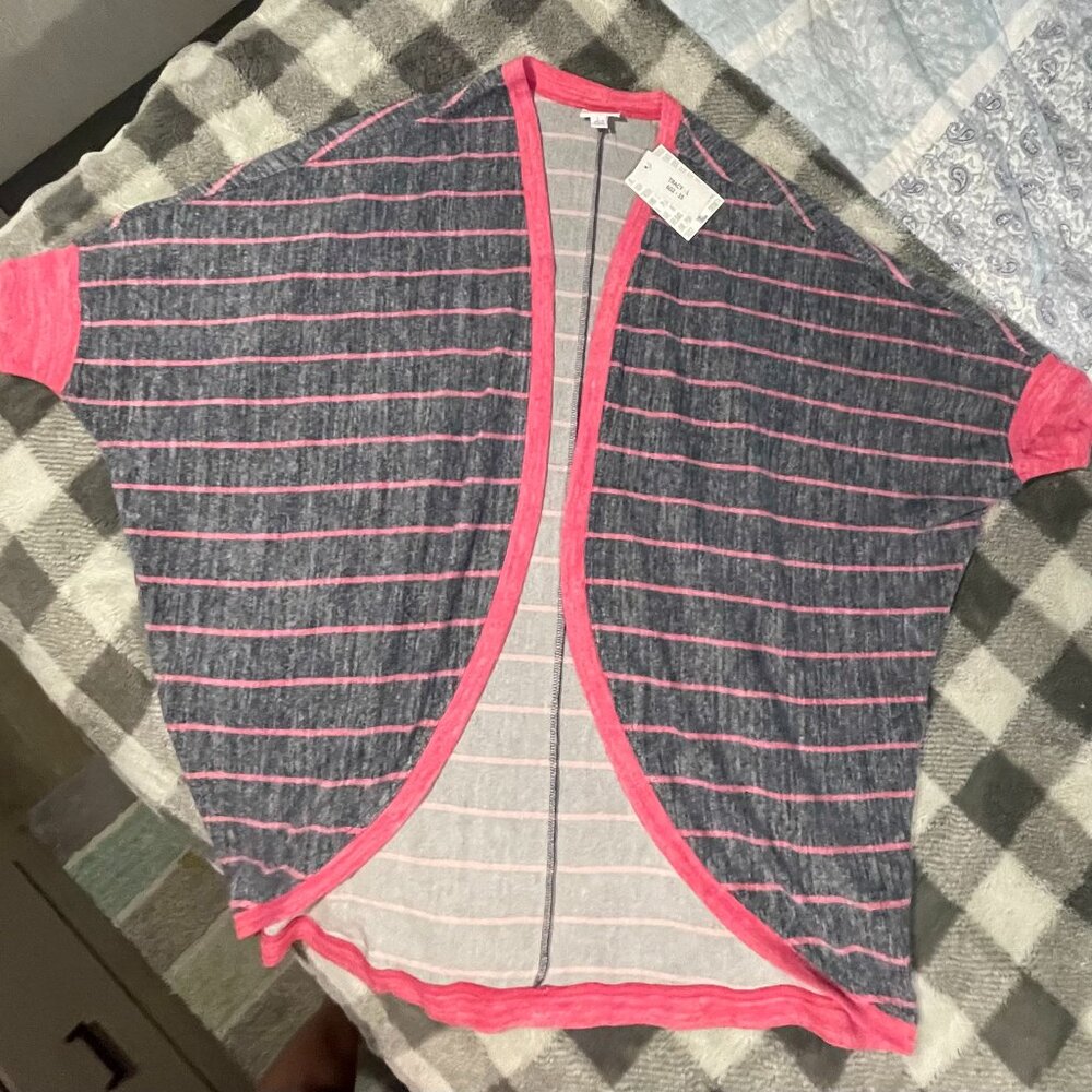 LuLaRoe Tracy Cocoon Cardigan  Large NWT